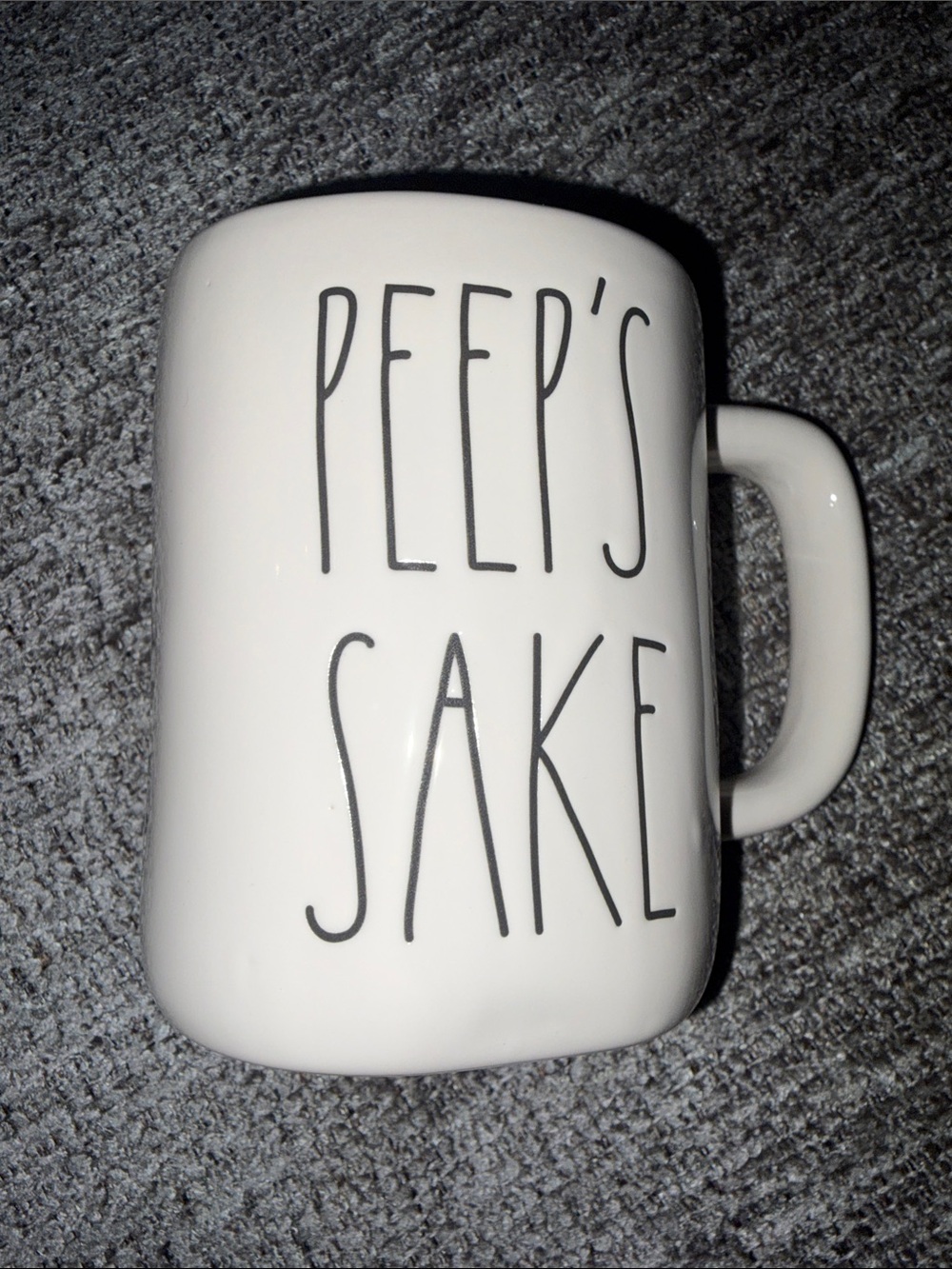 Rae Dunn PEEPS SAKE mug